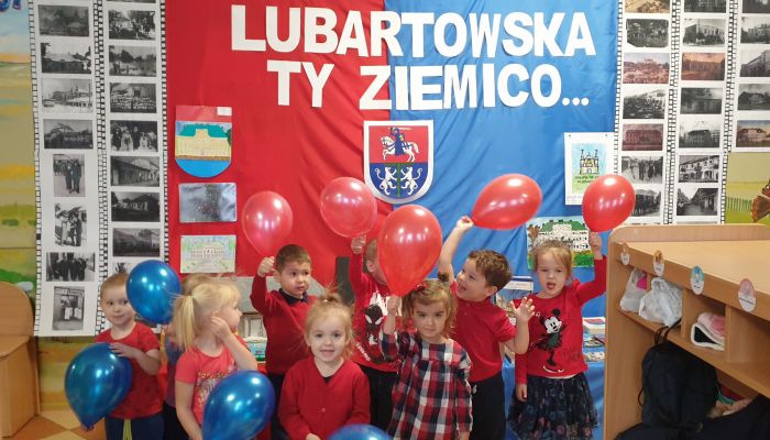 Świętowanie Imienin Miasta Lubartów w Przedszkolu Miejskim Nr 2