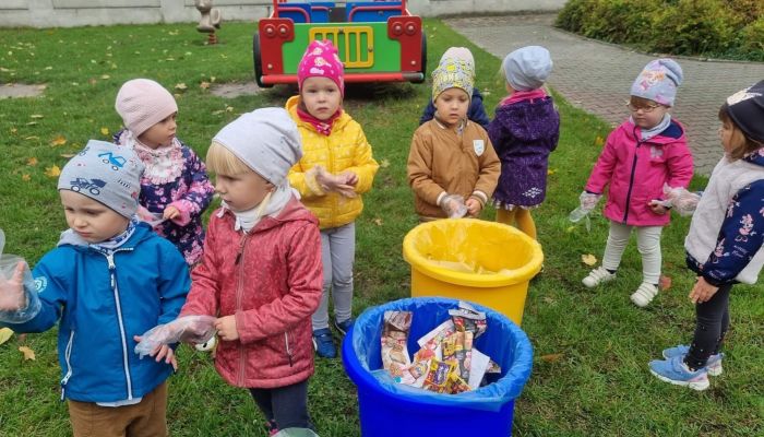 SPRZĄTANIE ŚWIATA W NASZYM PRZEDSZKOLU